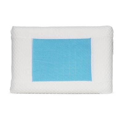 China New Health Care Anti-static Unique Comfort Good Quality Gel Memory Foam Pillow Cervical Cutout Cooling Orthopedic Pillow for sale