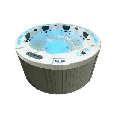 China Free USA Aristech Round Hot Tubs Indoor Round Spa 5 Person Hot Tub for sale