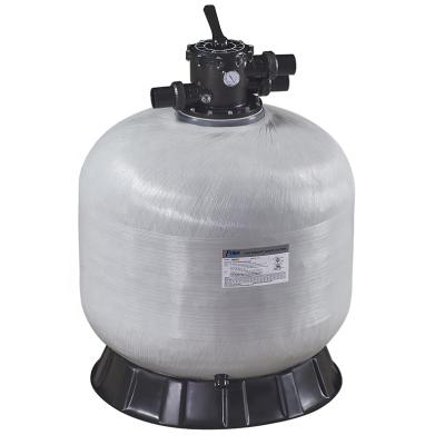 China Kasdaly Fiberglass Swimming Pool Sand Filter Top Mount Swimming Sand Filter With Fiberglass Sand Filter Tank P750 for sale