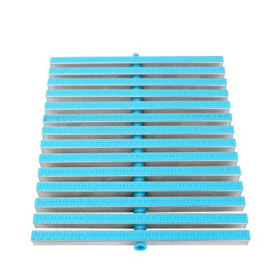 China Customized Swimming Pools Aluminum Alloy Customized Grating With 18/20/25 Cm Width for sale