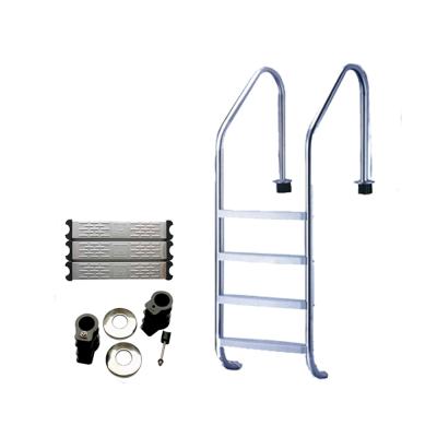 China Pool Accessories Pikes 304/316 Stainless Steel Ladder Stair With 2-5 Step for sale