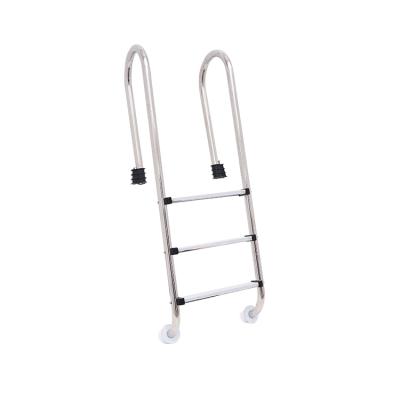 China Convenient Pike Pool Accessories Stainless Steel Pool Ladder 3 Steps For Sale for sale