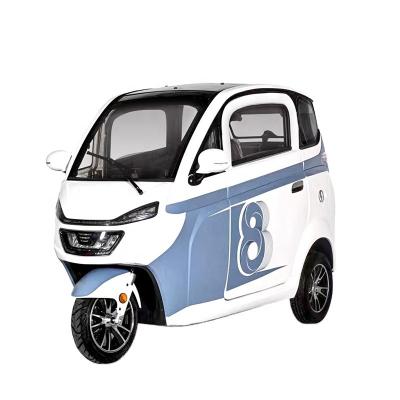 China Electric Passenger Tricycle EEC COC L2e Certification Producer New For 2 Adult Max White Body Motor Acid Power Battery Time Lead Wheel for sale