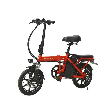 China Warehouse 48V350W European Electric Bicycle e-Bike New Arrivals City Bike Adult Folding Electric Bicycle for sale