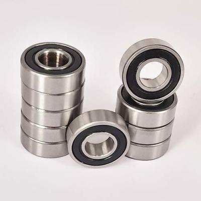 China 1616-2RS Bearing Deep Groove Rubber Seals 1/2 * 1 1/8 * 3/8 Inch for sale