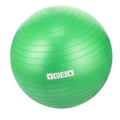 China Non-Toxic Accept Logo Color Slip Resistant Customized Thick And Strong Pvc Yoga Ball for sale