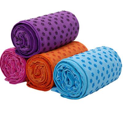 China New Design Microfiber Eco Friendly QUICK DRY Private Label Machine Washable Hot Yoga Towel With Silicon Dot for sale