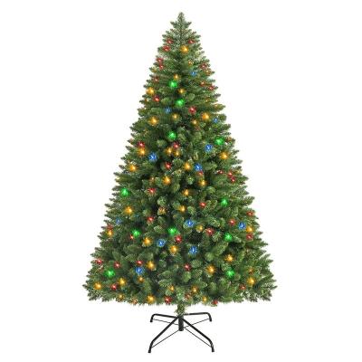 China Environmentally Friendly Wholesale Cone Outdoor PVC Lighted Giant Led Mini Artificial Large Christmas Stand Tree Arbol De Navidad Decorations for sale