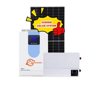 China Manufacturer Provides Straightly Solar Home Pump System Off Grid Solar System Complete Lithium Batteries For 12V Solar Systems for sale