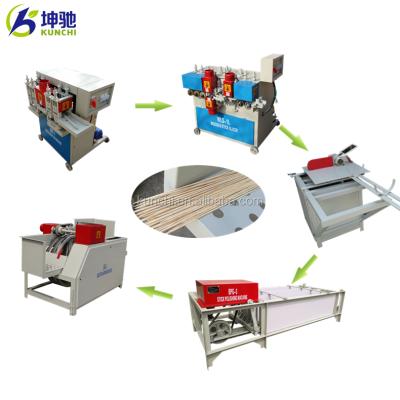 China Making BBQ Sticks Good Quality Wooden Skewer Making Machine / BBQ Stick Making Machine Supplied by KUNCHI for sale