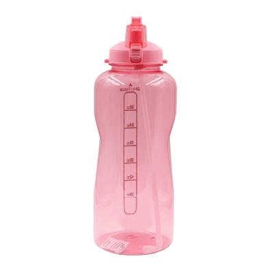 China Customized viable wholesale bpa free large capacity logo sport plastic water bottle for sale