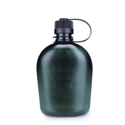 China Viable Amazon Selling Good Prices Olive Green Army Water Canteen Military Water Bottle for sale