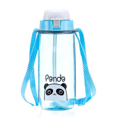 China 600ml bpa free cute panda pattern design kids water bottle eco-friendly sustainable wholesale for sale