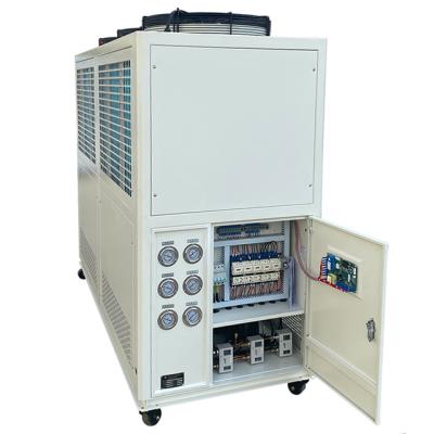 China factory price industrial cooling 15hp 10 ton water chiller for bottle blowing machine for sale