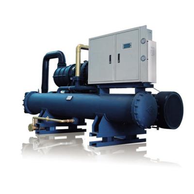 China Industrial cooling air cooled screw chillers wikipedia r134a refrigerant with shell and tube evaporator for sale