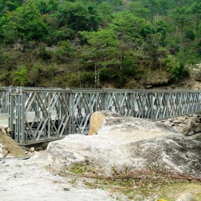 China Manual Steel Structure Bridge Factory Price Bailey Bridge Easy And Convenient Installation for sale