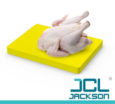 China Plastic comoercial plastic harge yellow cutting board for sale