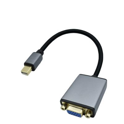 China 1080P 60HZ large quantity and big discor mini DP male to VGA HD video adapter converter 1080P 60HZ female miniDP to VGA converter cable for sale