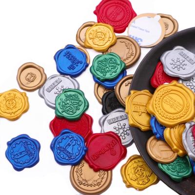 China Personalized Eco-friendly Sealing Wax Sticker With Custom Logo for sale