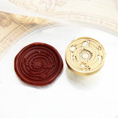 China Customized Invitations Customized Art Wooden Handle Wax Sealing Stamp for Studio Supplies for sale