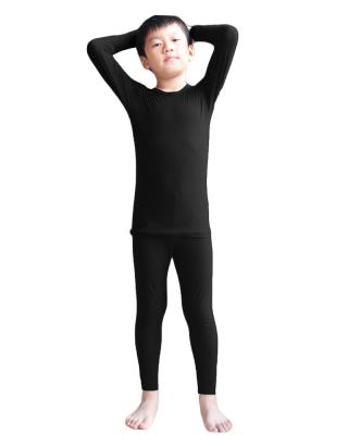 China LANBAOSI Spandex/Polyester Kids Thermal Underwear Set Boys Long Johns Soft Comfortable Breathable Long Underwear for sale