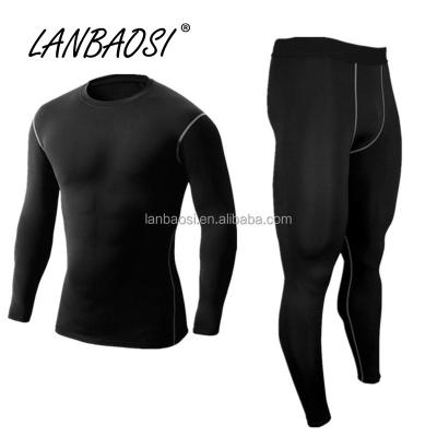 China Wholesale Bodybuilding Compression Wear QUICK DRY Sportswear In Training Wear Set Men Compression Fitness Clothing for sale