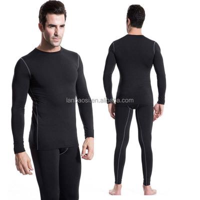 China QUICK DRY Men's Compression Sets Compression Quick Dry Shirt And Pants With Logo Custom OEM Gym Fitness Suit for sale