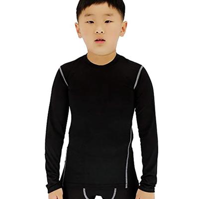 China Boys&Girls Long Sleeve Compression Football Practice QUICK DRY T-Shirt for sale