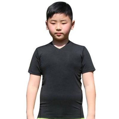 China Breathable Boys&Girls Compression Football Practice T Shirts for sale