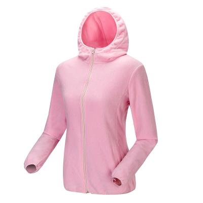 China Wholesale Sustainable Women's Fleece Hooded Jacket Winter Outdoor Jacket for sale