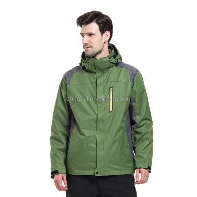 China OEM Breathable Winter Outdoor Mens Waterproof Windproof Hooded Ski Jacket With Thermal Coating Warm Coats Snowboard Jacket for sale