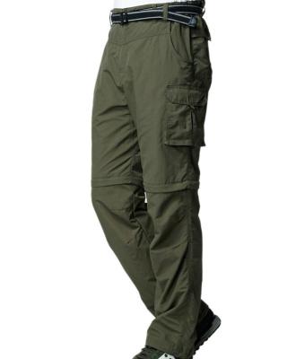 China Viable Mens Outdoor Pants Increasing Quick Dry Convertible Men Zips Off Leg Pants Lightweight Fishing Pants for sale