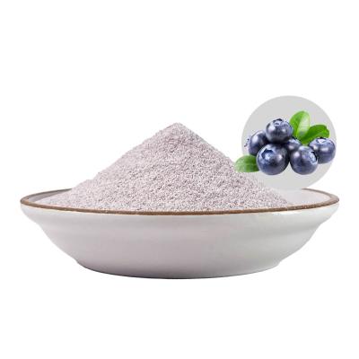 China Wholesale Organic Health Food Wild Blueberry Powder 99% Pure Freeze Dried Solid Blueberry Anthocyanins Extract Drinks Blueberry Juice Powder for sale