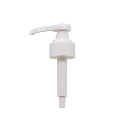 China 28/400 Recyclable Material Plastic Syrup Coffee Dispenser Pump Spout Long Syrup Pump for sale