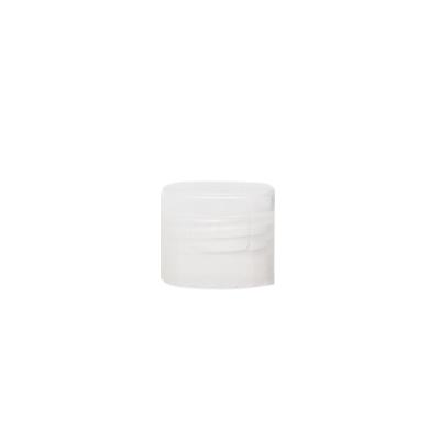 China Non Spill Flip Top Cap Cylinder Cosmetic Clear Plastic Flip Top Screw Cap Wholesale for sale