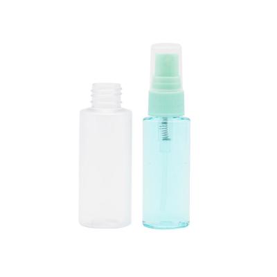 China 100ml Clear Plastic Clear PET Bottle Recyclable Material Plastic Spray Bottle for sale