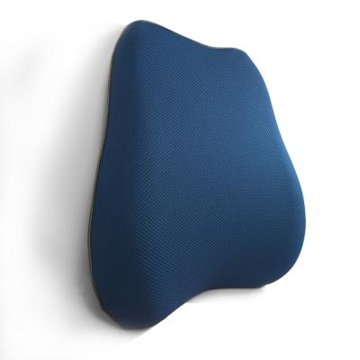 China Breathable 3D Mesh Cushion Memory Foam Wedge Air Rests Lumbar Support Chair Lower Back Pain Relief for sale