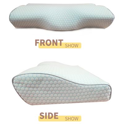 China Therapy Health Case Bamboo Spine Cervical Vertebrae Butterfly Memory Foam Pillow For Neck Pain for sale