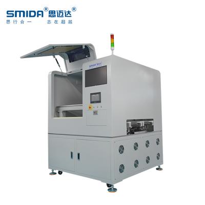 China VISION SYSTEM automatic UV laser cutting machine with 0.08mm registration character used for communication products cutting SMIDA CT-UV015D for sale