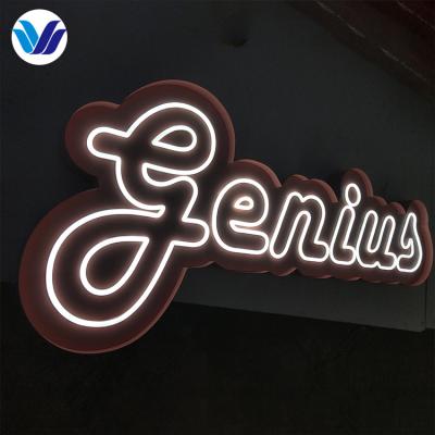 China Shop HONGSEN Customized Electronic Signs Led Indoor Aycrlic Letter Sign for sale