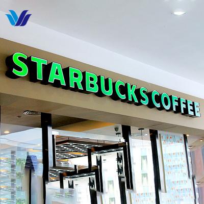 China Other Hongsen Business Signs Letter Acrylic Lightweight Led Signage 3d Led Outdoor Letters Signboard for sale