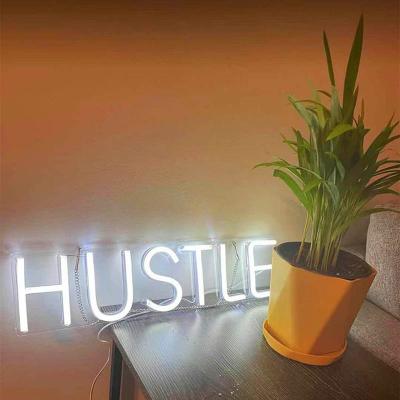 China The Other Hurry LED Neon Wall Sign For Wall Art Bedroom Decorations Home Accessories Party Decor Cool Light Wire for sale