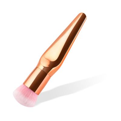 China Angular Blush New Large Loose Rose Gold Single Makeup Brush Powder Brush for sale