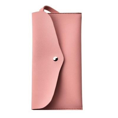 China Fashion Makeup Brush Bag Plain Plain PU Leather Bag For Beauty Tools for sale