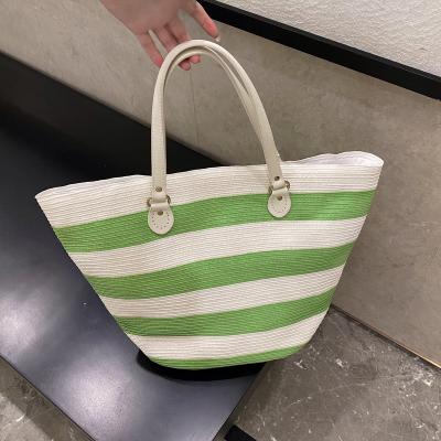 China Factory direct sales fashion ladies paper braid bag for women handbag for sale