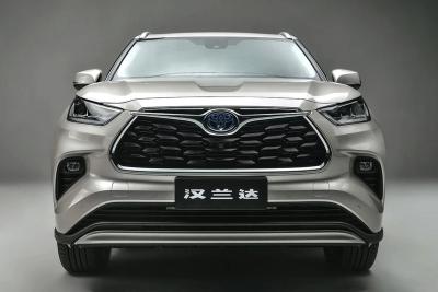 China 4 portas 5 lugares Toyota Highlander Carro com combustível Turbocompressor e sistema híbrido à venda