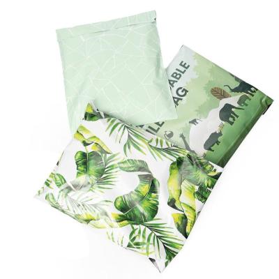 China Recyclable high quality printed eco-friendly plastic poly mailing bags design mailer packaging bags for clothing for sale