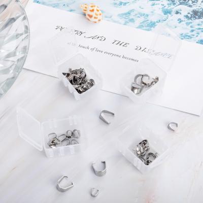 China Stainless Steel Pinch Bail Hugs DIY Multi Size Multi Color J0302 for sale