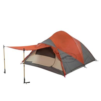 China Diagonal Bracing Type Camping 2 Person Double Wall Water Column Waterproof Custom Tent 2000mm for sale