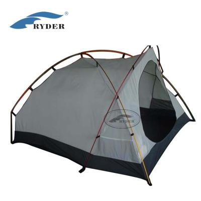 China Customized Camouflage / Field Game High Altitude Mountain Geodesic Inner Tent Large Aluminum Pole Framed Breathable 190T Polyester for sale